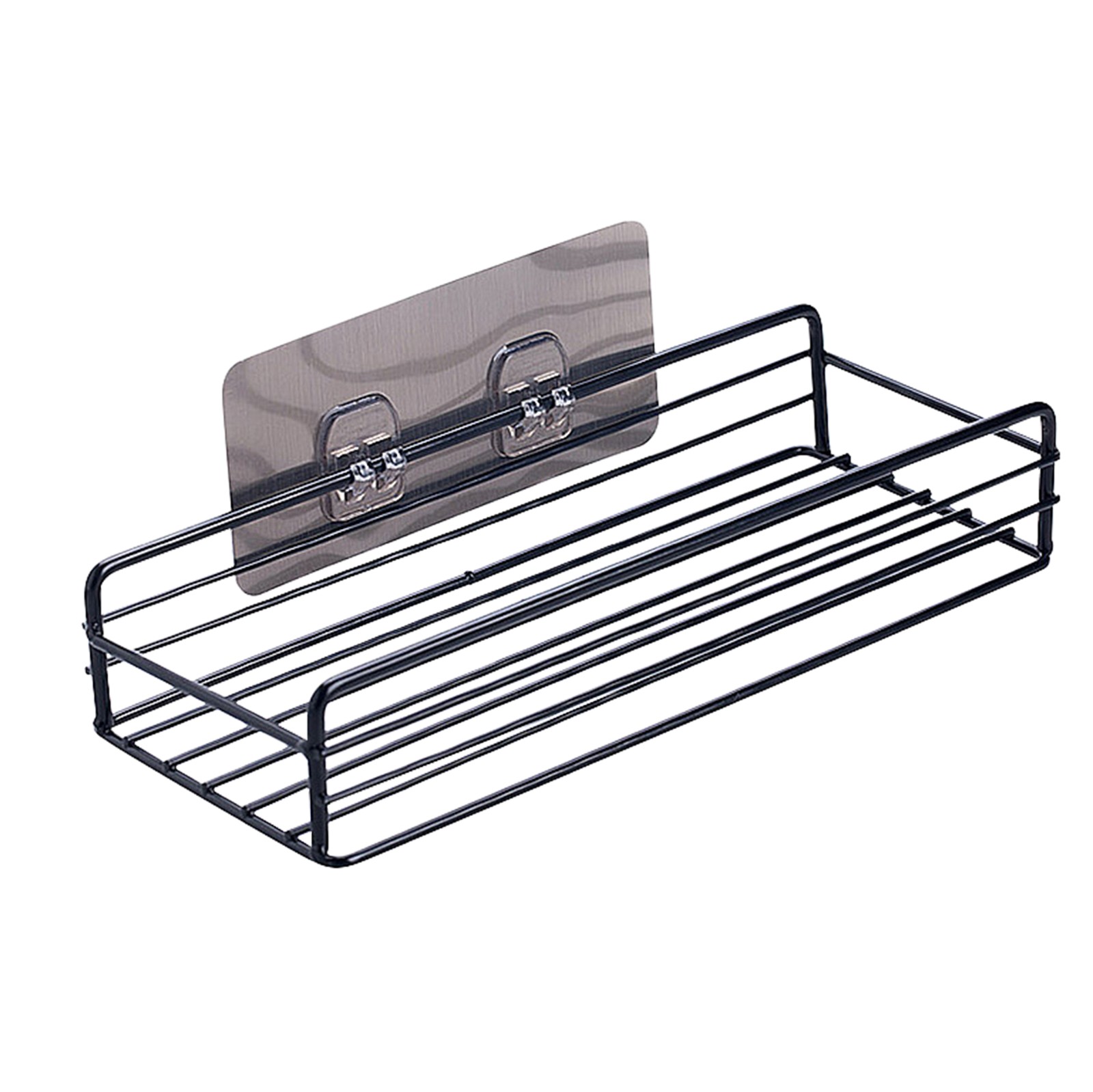 thumbnail image 2 of Estantes flotantes de hierro forjado - sin taladrar, capacidad para 5 kg, montaje en pared - para entrada/almacenamiento en dormitorios, 2 of 2